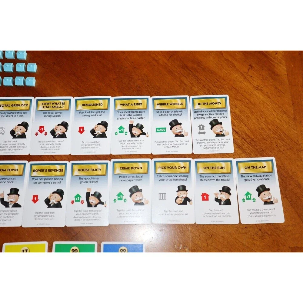2015 Monopoly Ultimate Banking Replacement Electronic Unit Credit Cards Tokens